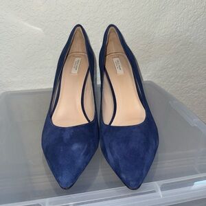 Cole Haan Blue Suede Pumps NWT